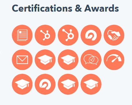 certifications and awards